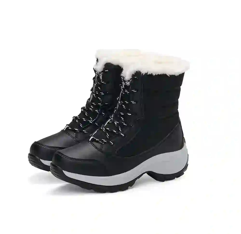 Botas Impermeables para Mujer Invierno | Botas de Nieve con Forro Térmico y Suela Antideslizante