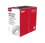 Dahua Bobina De Cable Utp Blanco 100% Cobre Cat 5e 305 Mts