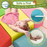 TOLEAD Set de Escalada de Espuma para Niños Pequeños – Climb & Crawl Indoor
