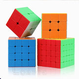 Pack 4 Cubos Tipo De Qiyi 2x2, 3x3, 4x4, 5x5