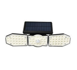 Luz Led Con Sensor Solar Y Movimiento 62 Led - Negro