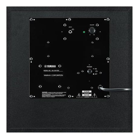 Subwoofer Amplificado Yamaha NS-SW100 10” 100 W Negro 120V