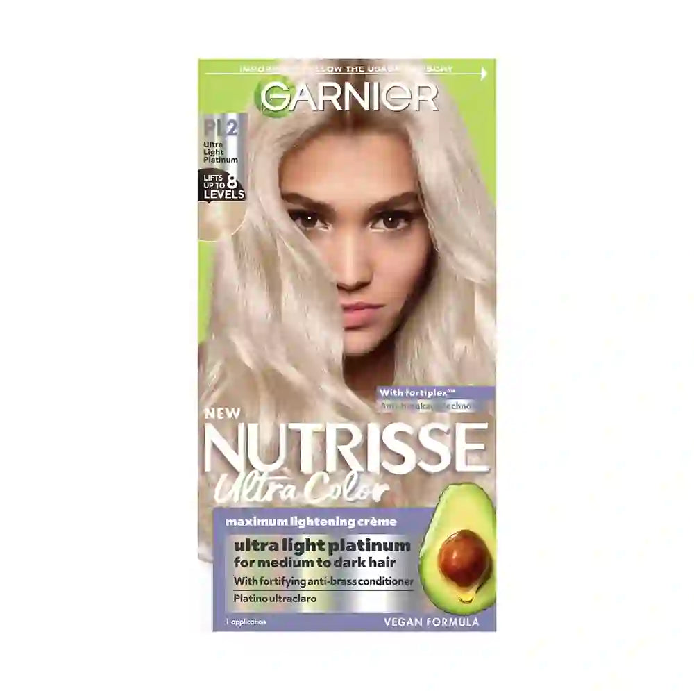 Garnier Nutrisse Ultra Color PL2 Ultra Light Platinum – Kit Aclarante