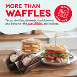 Mini Waffle Maker Dash 4 Antiadherente Aqua