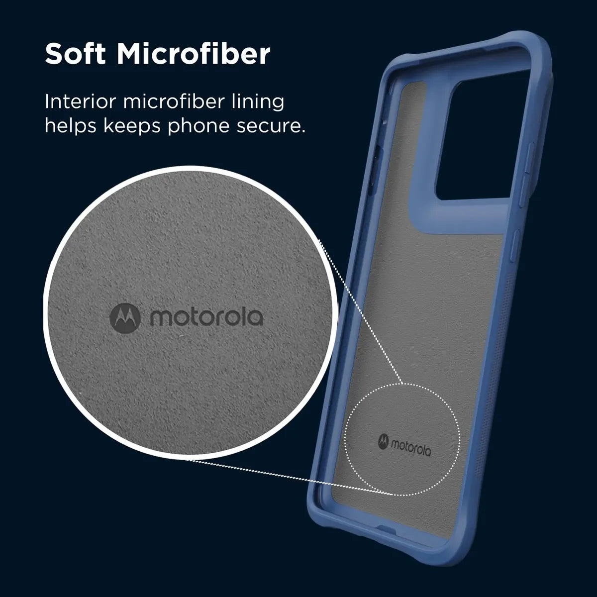Funda Protectora Motorola Edge 2025 Dusk Blue – Azul