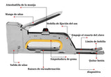 Engrapadora Para Tapiceria Más Cinco Cajas De Corchetes