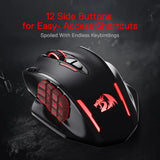Mouse Gamer Redragon M913, Inalámbrico, 16 Botones, Negro