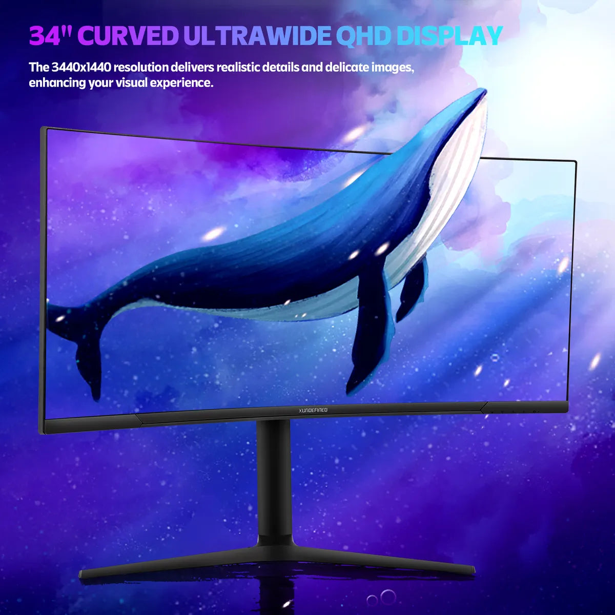 Monitor Gamer Curvo Ultra Wide Xundefined 34 4k Bocina 180hz