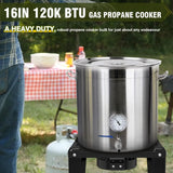 Quemador de propano Bestfire de alta presión de 120.000 Btu con manguera