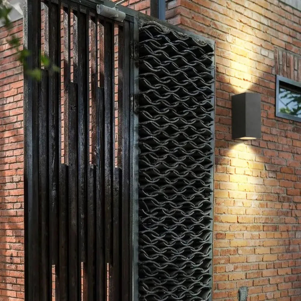 Aplique Lampara Muro Led Luz Doble Dicroico Exterior