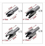 Set 8 Brocas Cortadoras de Tapón o Tarugo para Madera