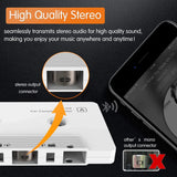 Adaptador Cassette Bluetooth Arsvita para Auto Blanco
