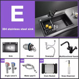 Fregadero De Cocina 75x45cm Acero Inoxidable Lavavajillas