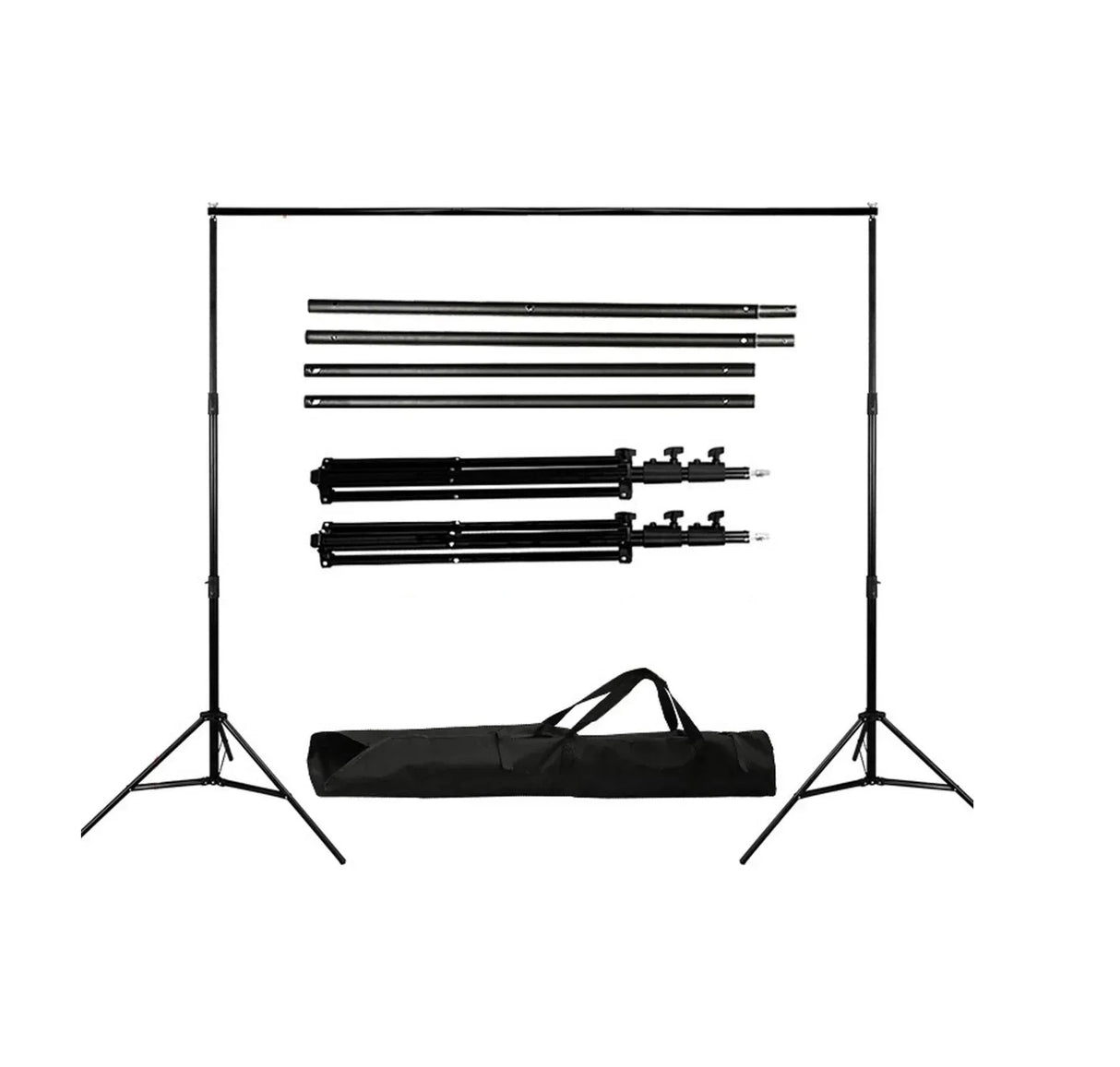 Porta Telón Fotográfico Chroma Key Kit Soporte