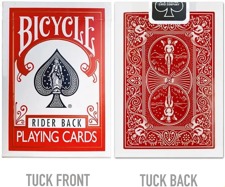 Juego de Cartas Bicycle Rider Back Doble Mazo | Rojo y Azul | Naipes Originales Poker Standard