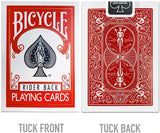 Juego de Cartas Bicycle Rider Back Doble Mazo | Rojo y Azul | Naipes Originales Poker Standard