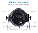 Foco Led Par 54x3w Led Rgbw Fiesta Disco