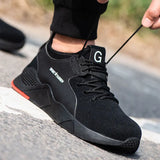 Zapatos de Seguridad Ligeros para Hombre | Puntera de Acero | Antipinchazos