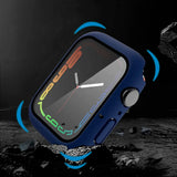 Carcasa Para Apple Watch Con Vidrio Templado Premium