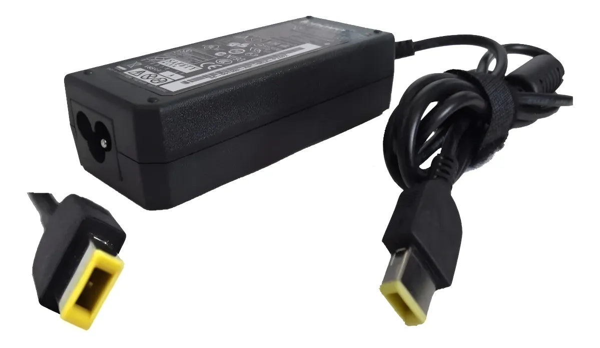Cargador Compatible Con Lenovo 20v 3.25a 65w Punta Cuadrada Negro