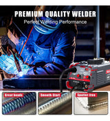 Soldador Awt 140a Flux Core Mig/stick/lift Tig 3 En 1 - 110V