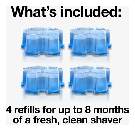 Braun Clean & Renew CCR Cartuchos de Recarga para Afeitadora – Pack de 4