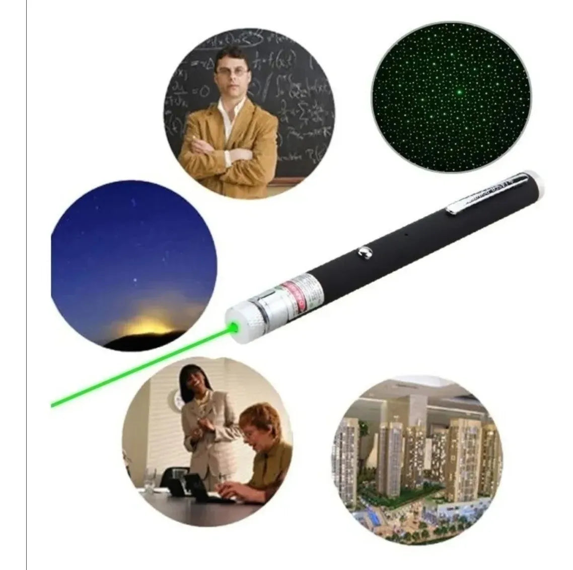 Laser De 5 Puntas A Pila Estroboscópico -elprecioajo