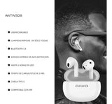 Audífonos Aiwa Inalambrico Tactil In-ear Bluetooth 5.3 Twsd8 Color Blanco Color de la luz Blanco