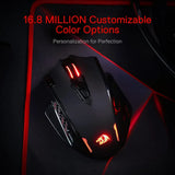 Mouse Gamer Redragon M913, Inalámbrico, 16 Botones, Negro
