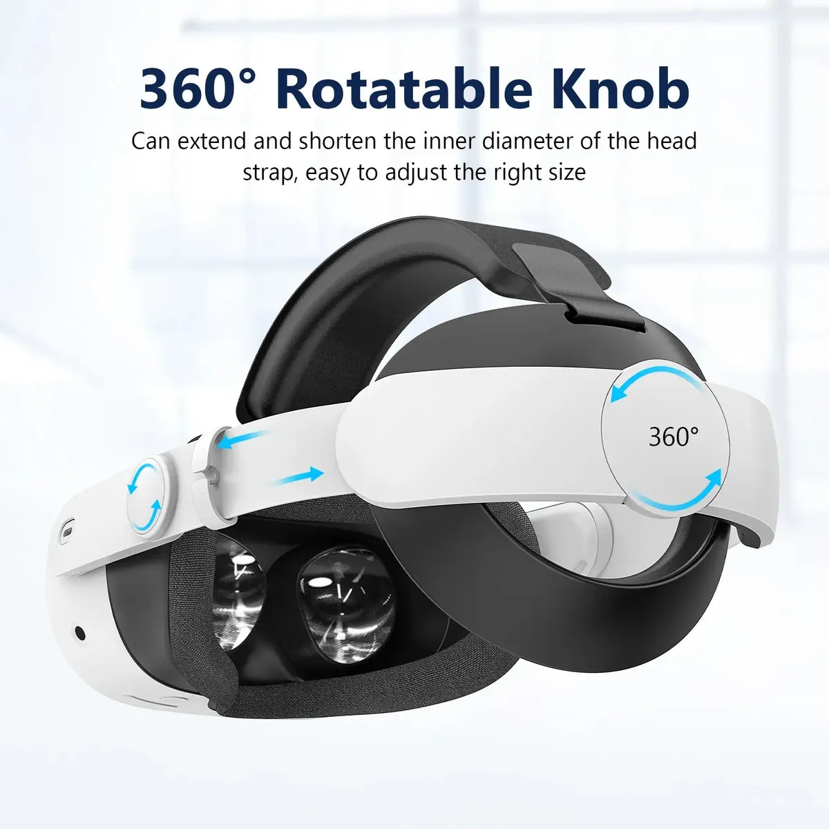 Correa Ajustable Para Cabeza Para Oculus Meta Quest 2, Quest 3 Y 3s