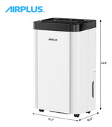 Deshumidificador AIRPLUS 80 Pintas para Hasta 5.000 Pies² – 400 W – 120V