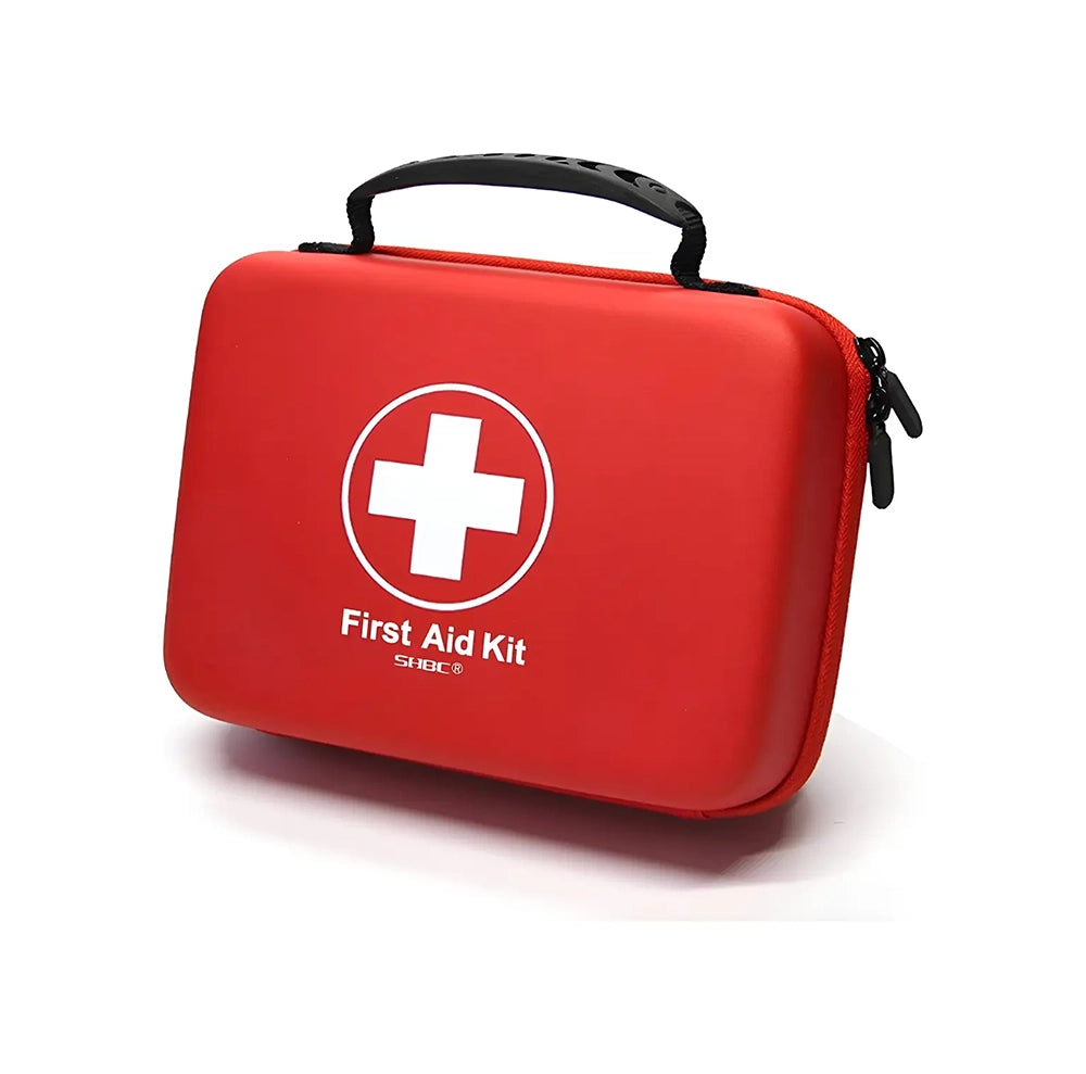 SHBC Kit de Primeros Auxilios 228 Piezas – Estuche EVA Impermeable Rojo