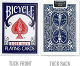 Juego de Cartas Bicycle Rider Back Doble Mazo | Rojo y Azul | Naipes Originales Poker Standard