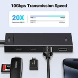 UGREEN CM806 Hub USB-C 4 Puertos USB 3.2 Gen 2 10Gbps – 2 USB-C + 2 USB-A