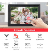 Marco De Foto Digital Inteligente 10'' Con Parlante / App