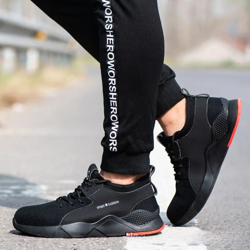 Zapatos de Seguridad Ligeros para Hombre | Puntera de Acero | Antipinchazos
