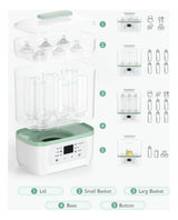 Esterilizador De Botellas Momcozy 8 En 1 Eléctrico A Vapor C