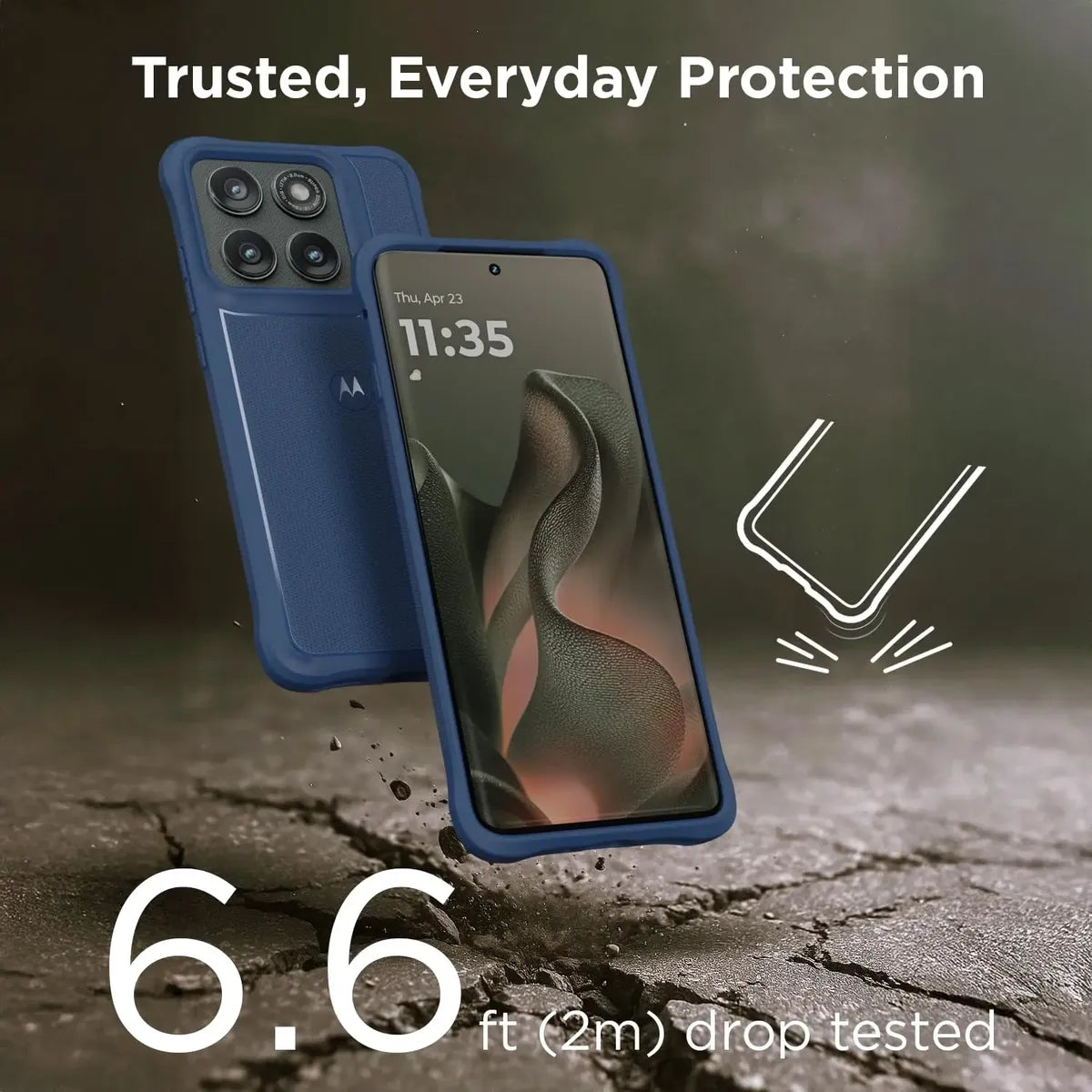 Funda Protectora Motorola Edge 2025 Dusk Blue – Azul