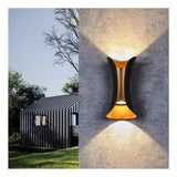 Impermeable Wall Lamp 10w, Apto Interior O Exterior - Negro