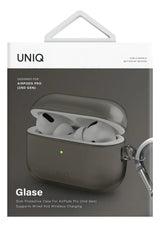 Funda AirPods Pro 2da Generación - Marca Uniq - Modelo Glase - Gris