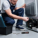 Destornillador Inalámbrico+30 Puntas De Destornillador Negro