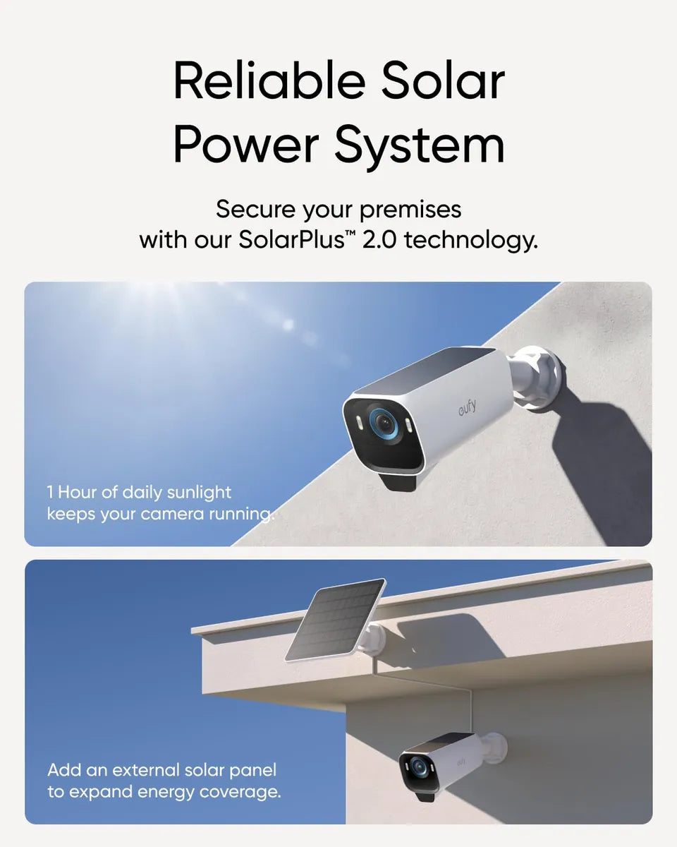 Cámara de Seguridad Eufy Security eufyCam S3 Pro 2-Cam Kit 4K UHD