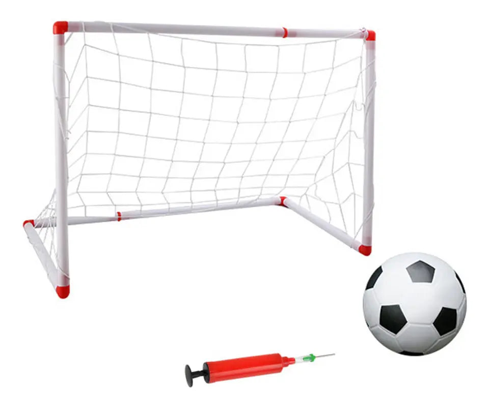 Arco de Fútbol Infantil KPTOYS con Malla, Pelota e Inflador