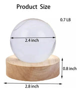 Luz De Noche/bola De Cristal Brillante Regalo Adornos