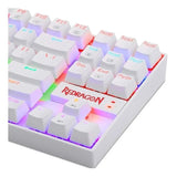 Teclado Gamer Redragon Kumara K552 Rainbow Blanco Red Esp Español Latinoamérica