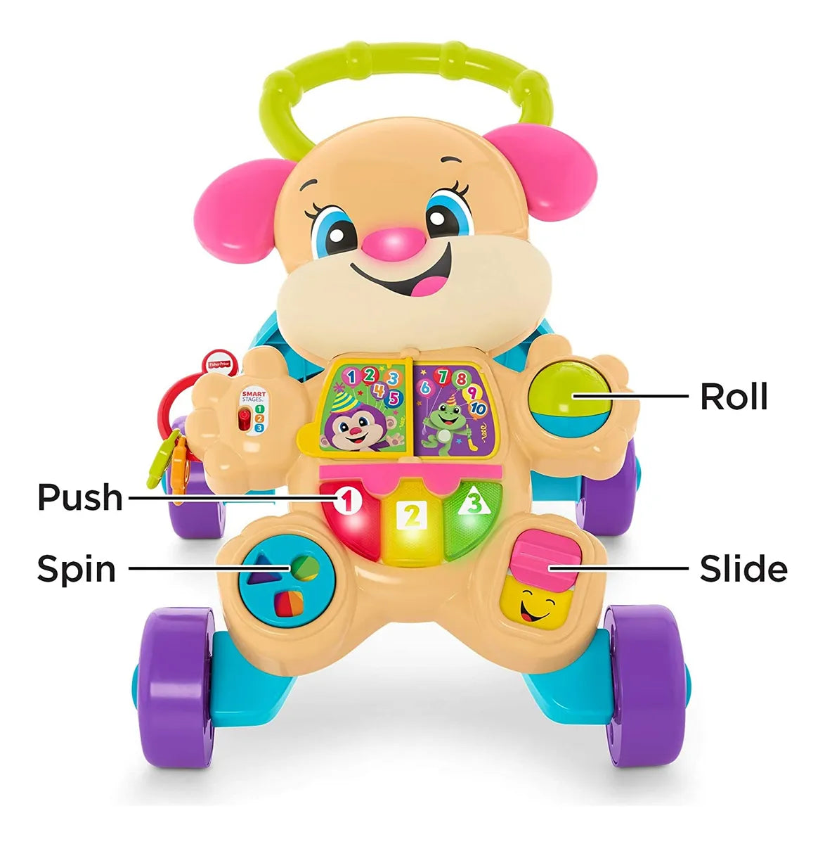 Juguete musical para caminar Fisher-Price Laugh & Learn Smart Stages