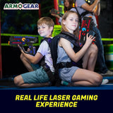 Juego De 4 Pistolas Laser Tag Guns Armogear Con Chalecos