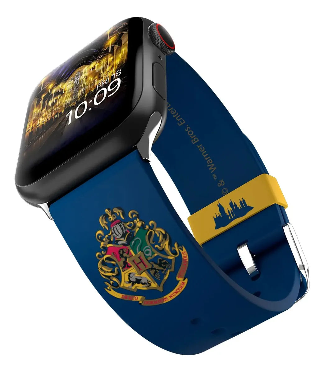 Harry Potter Edición Hogwarts - Correa de Silicona para Apple Watch y Smartwatch Android con un Pin de 22mm