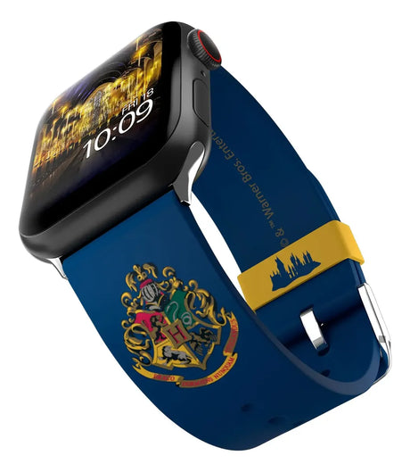 Harry Potter Edición Hogwarts - Correa de Silicona para Apple Watch y Smartwatch Android con un Pin de 22mm