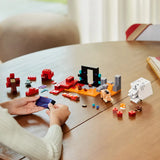 Lego Minecraft La Trampa Del Portal Del Inframundo (21255) Cantidad de piezas 352